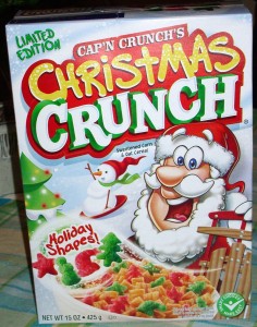 2009 Edition of Christmas Crunch cereal