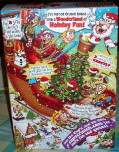 Back of 2009 Christmas Crunch box